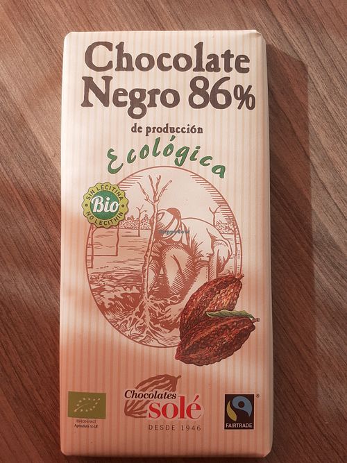 Organic and ecologic chocolat at Sensat Ecobotiga in Valencia