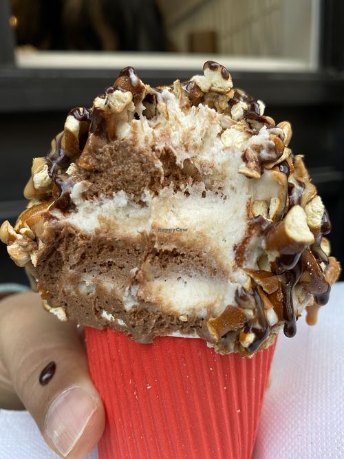 Swirl inside and goodies when you get to the bottom  at Whipped Urban Dessert Lab in New York City