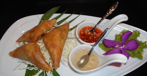 Samosas  at Mai Thai Cuisine in Pattaya