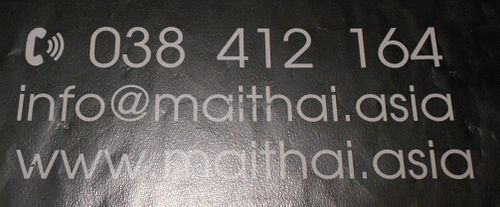 Contact at Mai Thai Cuisine in Pattaya