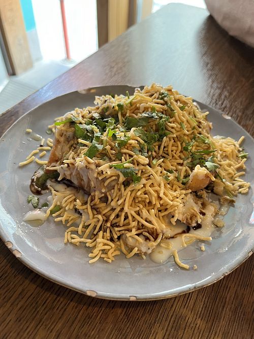 Samosa chat  at Horn OK Please in Ghent