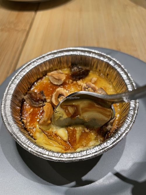 Vegan creme brûlée!  at TREEHOUSE - H Code in Hong Kong Island
