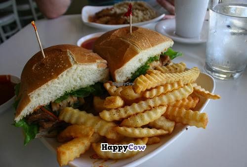 Barbecue sandwich at Loving Hut - North Park in San Diego