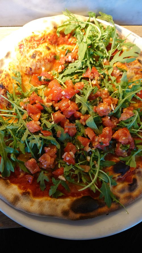 Pizza Bruschetta, the best of both worlds 😂😂😂 at Vapiano - Bleichenweg in Innsbruck