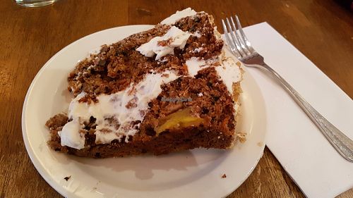 Carrot cake at Peacefood Cafe - Uptown in New York City