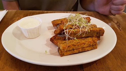 Bean fries at Peacefood Cafe - Uptown in New York City