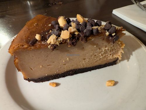 Peanut butter cheesecake  at Peacefood Cafe - Uptown in New York City