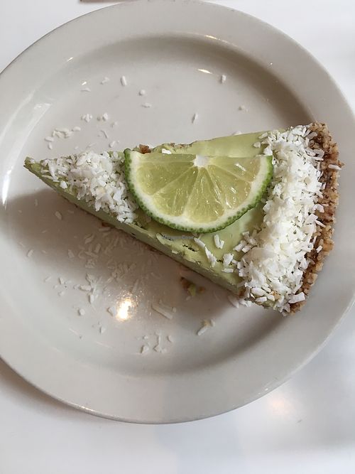 Best Keylime Pie EVER at Peacefood Cafe - Uptown in New York City
