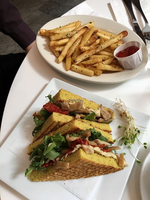 Portabella Mushroom Sandwich  at Peacefood Cafe - Uptown in New York City
