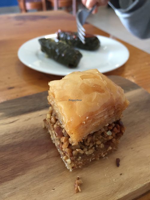 Baklava and dolmades at Lakeside Bakery in Reservoir