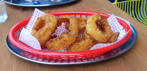 Onion rings at Huxtaburger in Footscray