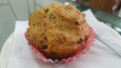 Tufi Muffin at Girasoles Restaurante Vegetariano in Cartagena