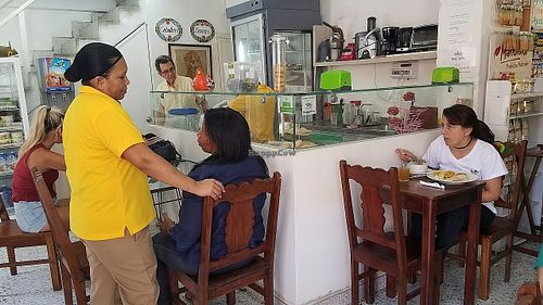 inside at Girasoles Restaurante Vegetariano in Cartagena