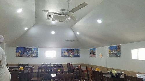 upstairs at Girasoles Restaurante Vegetariano in Cartagena