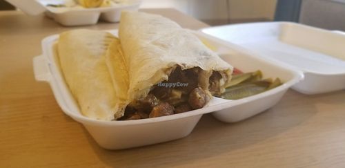 Vegan shwarma at Bayt Sara in Amman
