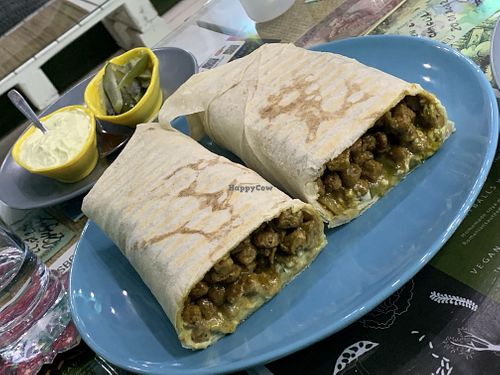 Vegan shawarma   at Bayt Sara in Amman