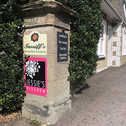 There is a Moffat & Williamson Bus service which passes the entrance. at Jessie's Kitchen in Dundee