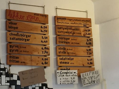 Vleischerei menu at Vleischerei in Leipzig