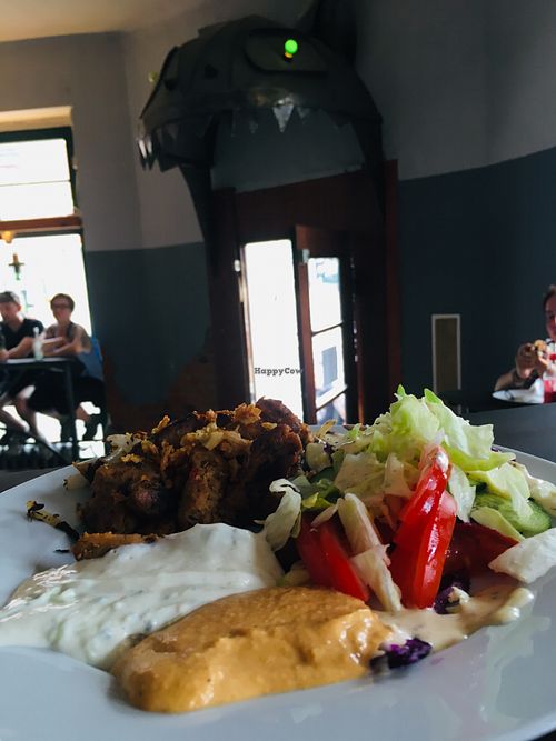 Gyros plate  at Vleischerei in Leipzig