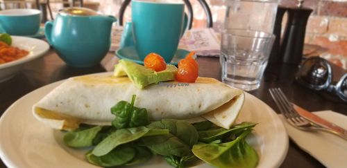 Breakfast burrito at Mad Apple in Launceston