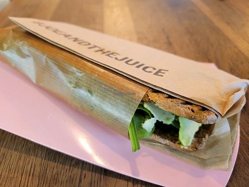 Avocado sandwich minus the cheese at AMS - Joe & The Juice  in Schiphol