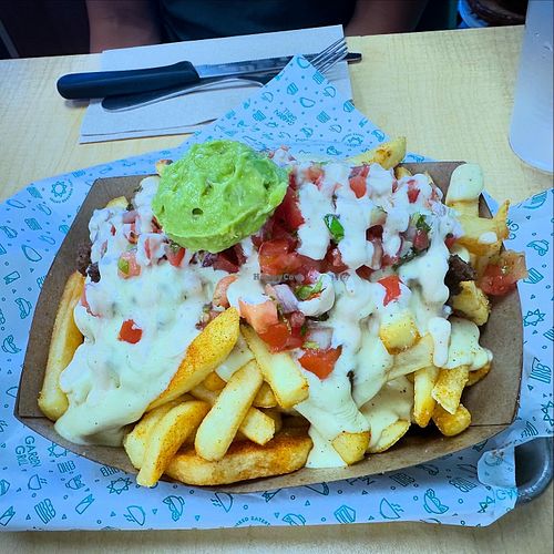 Carne asada fries   at Garden Grill in Las Vegas