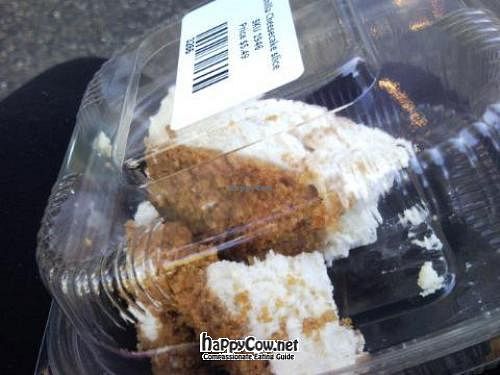 This was the BEST cheezecake I have ever had. at Karmavore in New Westminster