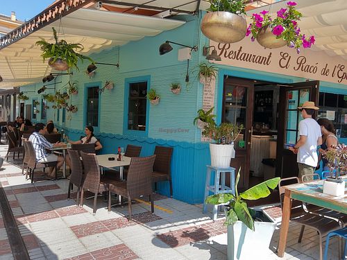 Outside at El Raco de L'Epi in Platja Daro