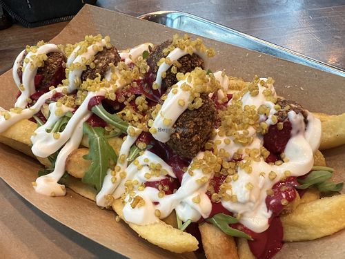 falafel fries  at Frittenwerk - Holzgraben in Aachen