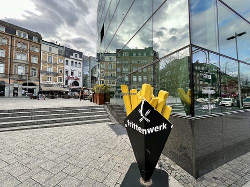posh store front  at Frittenwerk - Holzgraben in Aachen