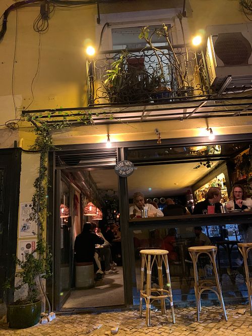 Outside at Farès in Lisbon