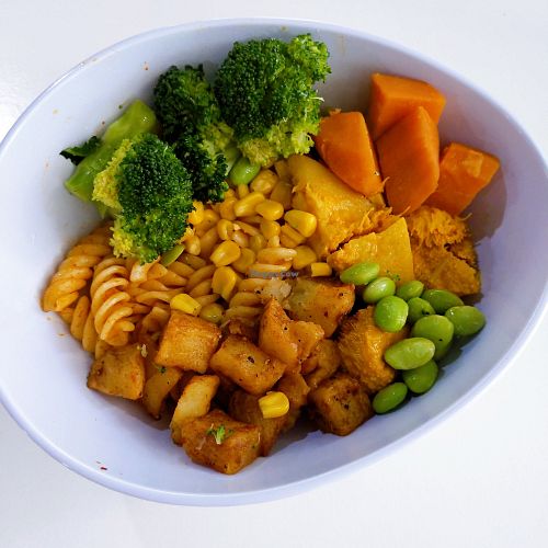 Curry lion mane mushroom bowl at Verimix 素琳 - ICON in West Singapore