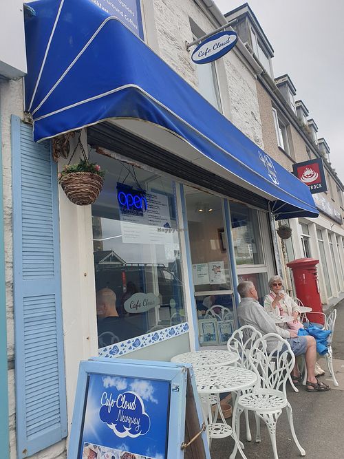 Outside at Cafe Cloud in Newquay