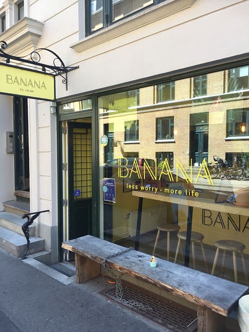 Outside at Banana in Copenhagen