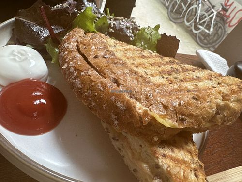 croque monsieur  at Vegateau - Vegan Coffeebar and Bakery in Antwerpen