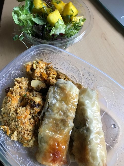 My takeaway dinner - complete meal with salad. Very tasty! at M Butterfly by Miss Saigon in Lisbon