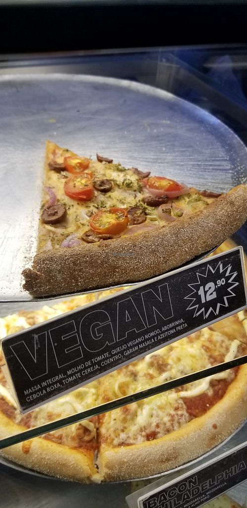 They sell it by the slice for the same price as most of their other options. at Vezpa - Copacabana in Rio De Janeiro