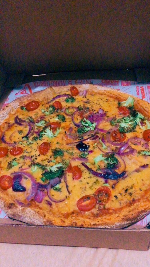 Vegan pizza at Vezpa - Copacabana in Rio De Janeiro