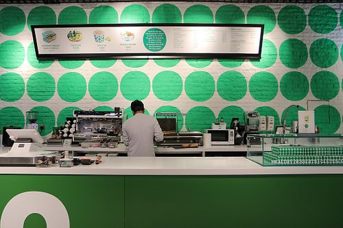 interior at Green and Go in Doha