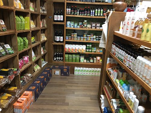 Shelves  at Ecoteca in Barcelona