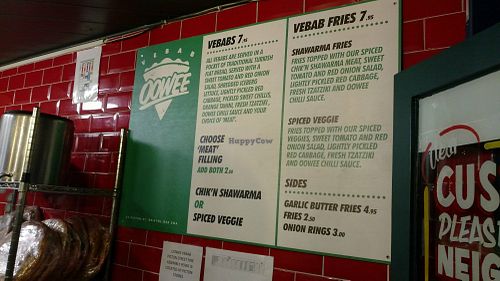 Menu at Oowee - Picton in Bristol