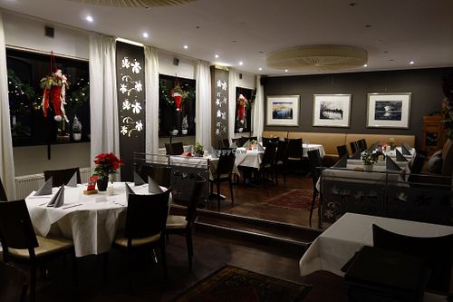 Interior design (at Christmas time) at Insel Bastei am Rhein in Ludwigshafen