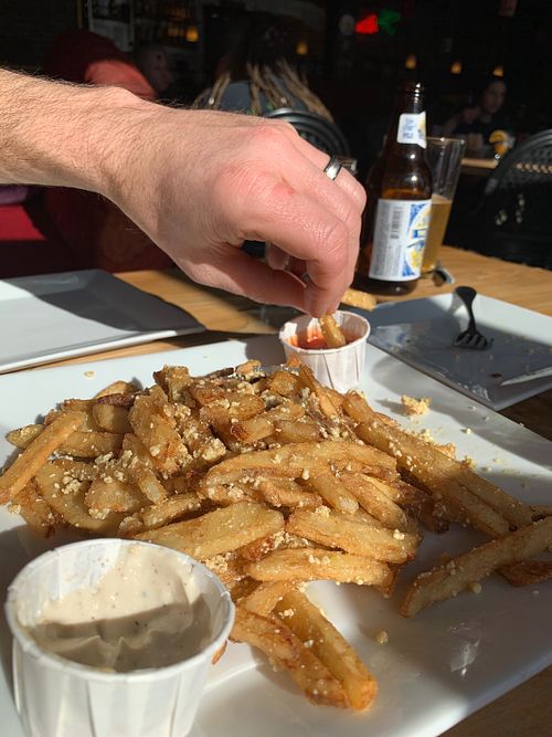 Truffle fries! at ION - It's Only Natural Restaurant in Middletown