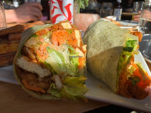 Buffalo tofu wrap!  at ION - It's Only Natural Restaurant in Middletown