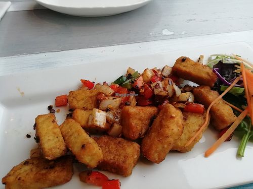 Salt and chilli tempeh at Puti Vegan Cafe in Glasgow