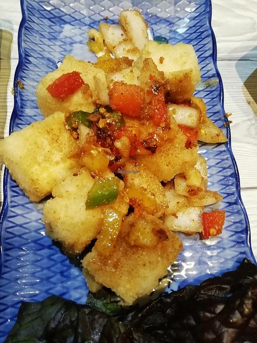 Salt and pepper tofu #Veganuary at Puti Vegan Cafe in Glasgow