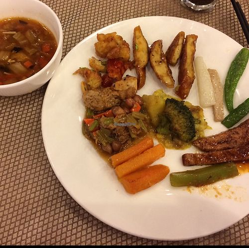 from everything a little bit at Vegetarian Buffet in Suzhou