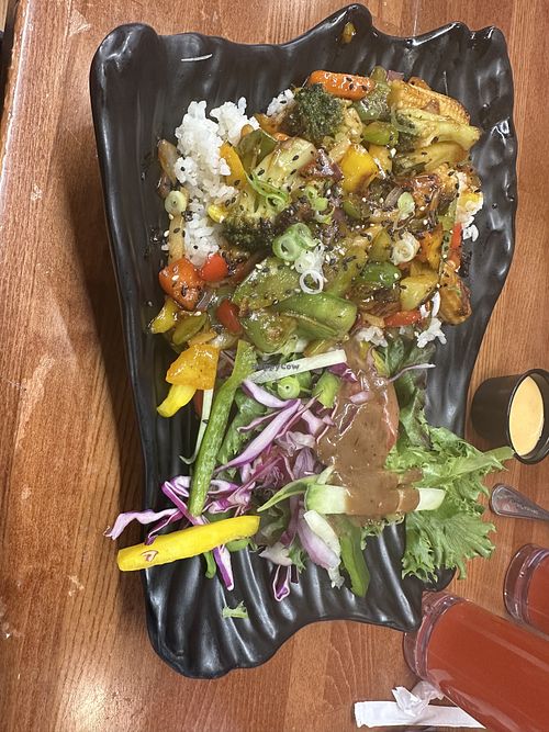 Vegetarian Teriyaki Bowl  at Green's in Blacksburg