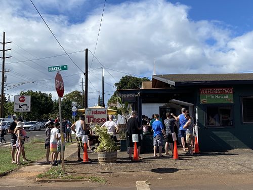 This place is seriously popular. #1 in Hawaii at Island Taco in Waimea