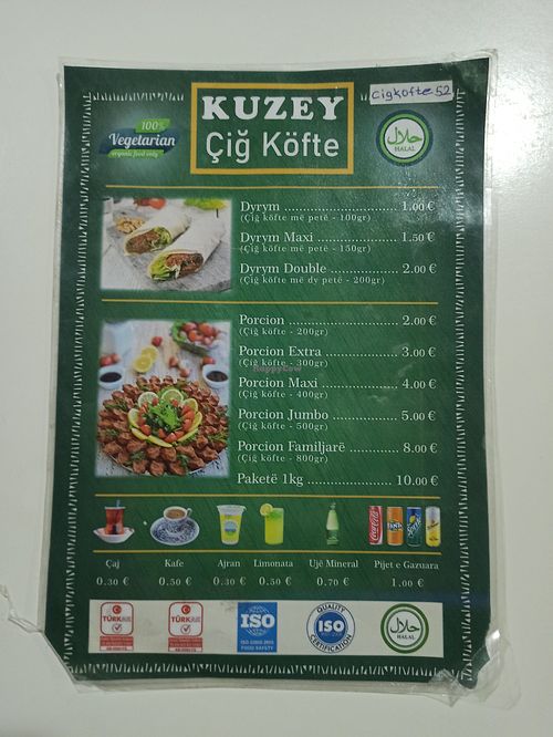  at Cigköfte Evi in Prizren